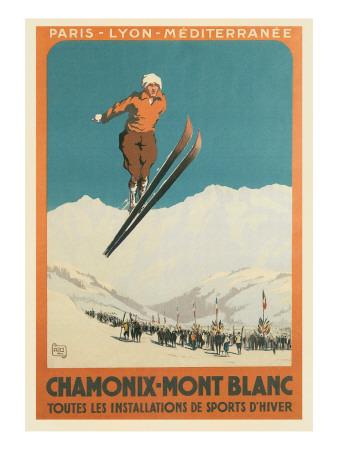 1938 “Dartmouth Winter Carnival” Vintage Style Ski Jump Poster 16x24