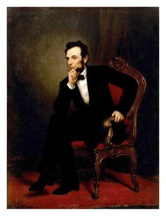 Early Map Abraham Lincoln 1809-1865 Homeland Vignettes Portrait Wall Art Poster