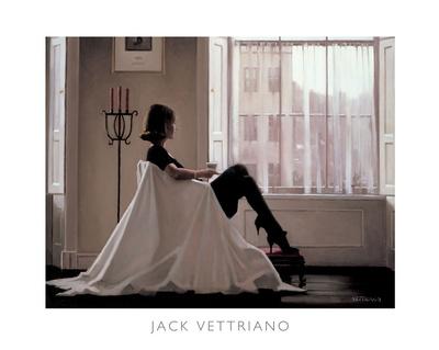 /"Bluebird at Bonneville/" Jack Vettriano 31x24 Framed Art