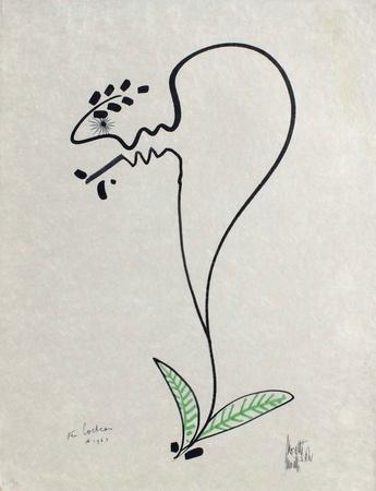 Jean Cocteau Botanical Wall Art: Prints, Paintings & Posters | Art.com