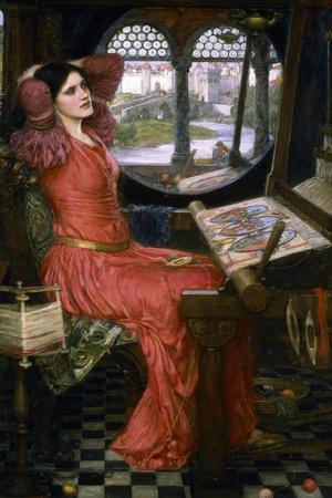 Home Decor Art Print on Canvas John William Waterhouse Redhead