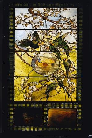 Masterworks of Louis Comfort Tiffany Museum of Art Poster 1990 45x15