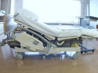 Hospital Bed Side View Hospital Bed Side View