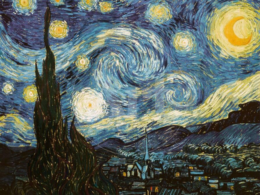 Adaptable image in starry night printable Adorable image pertaining to starry night printable