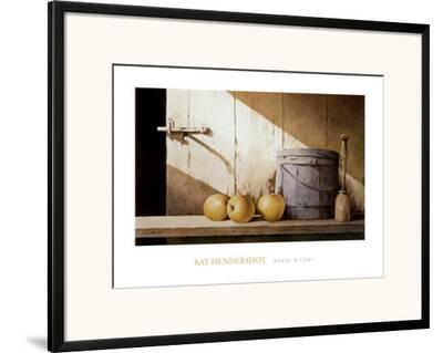 Ray Hendershot Just Picked Still Life Fruit Basket Apple Print Poster 19x13