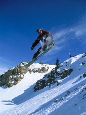 Snowboarder Jumping New Mexico 36x54 Giclee Gallery Print, Wall Decor Travel Poster Ski Apache Snowboarder Jumping New Mexico 36x54 Giclee Gallery Print, Wall Decor Travel Poster Ski Apache