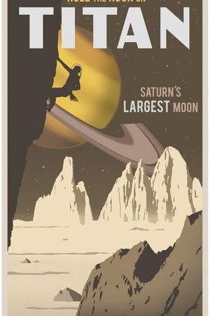 Uranus Travel Poster Art Print for Sale by stevethomasart