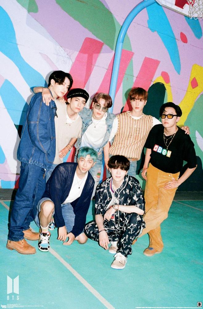 Image of BTS - BE Dynamite - Court Premium Poster