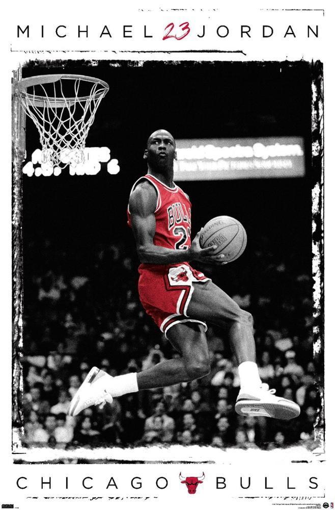 Image of Michael Jordan - Dunk Premium Poster