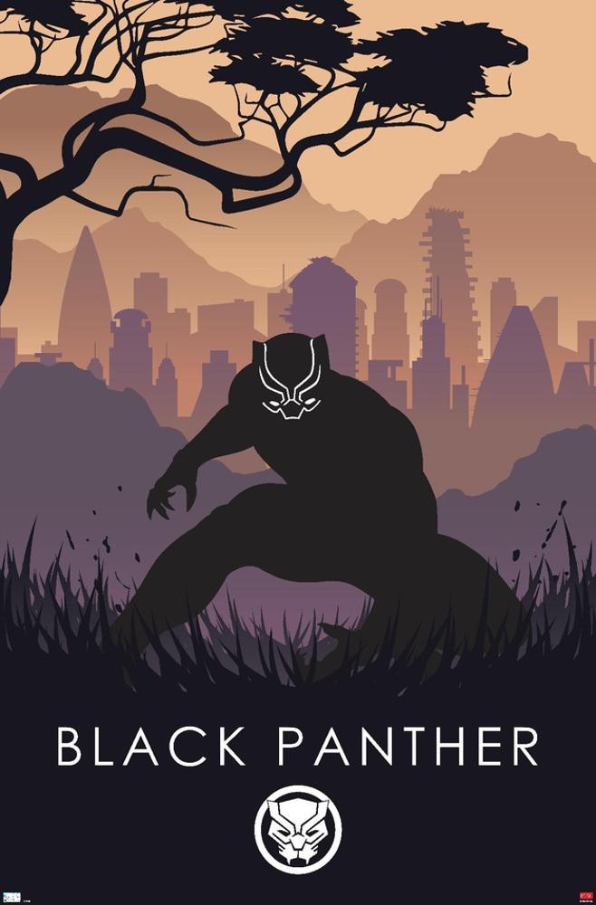 Image of Marvel Heroic Silhouette - Black Panther