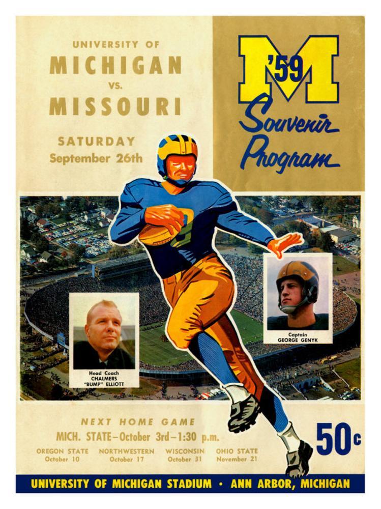Michigan vs. Missouri, 1959