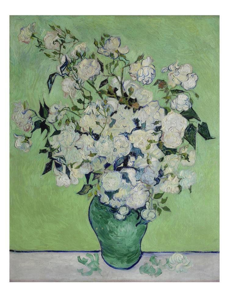 Vase with White Roses, 1890
