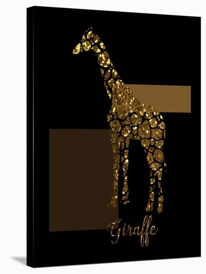 1 Gold Giraffe-Tina Lavoie-Premier Image Canvas