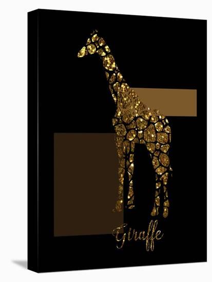 1 Gold Giraffe-Tina Lavoie-Premier Image Canvas