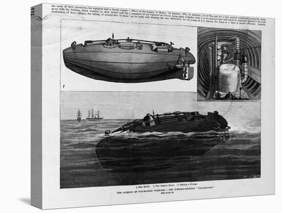 1. the Model. 2. the Engine Room. 3. Making a Plunge. the Science of Submarine Warfare - the Torped-null-Premier Image Canvas