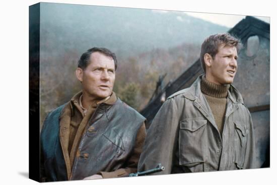 10 FROM NAVARONE, 1978 directed by GUY HAMILTON with Robert Shaw and Harrison Ford (photo)-null-Stretched Canvas