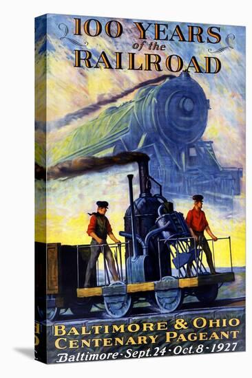 100 Years of the Railroad-Herbert Stitt-Premier Image Canvas