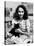 13 Year Old Actress Elizabeth Taylor Outside, Holding One of Her Many Pets, a Black Cat Named Jill-Peter Stackpole-Premier Image Canvas