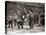 15 American Soldiers Playing Baseball Amid the Ruins of Liverpool, England 1943-null-Premier Image Canvas