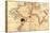 1544 Nautical Map of the Atlantic Ocean-null-Stretched Canvas