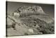 1659 Badlands B&W-Gordon Semmens-Stretched Canvas