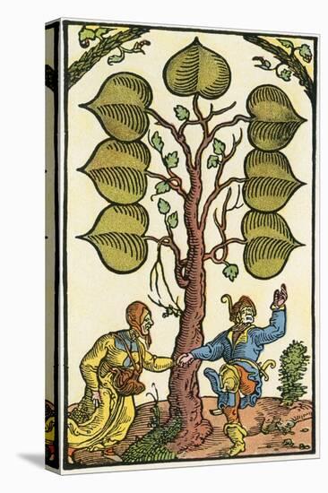 16th Century German Playing Card, Illustrierte Sittengeschichte Vom Mittelalter Bis Zur Gegenwart-Eduard Fuchs-Premier Image Canvas