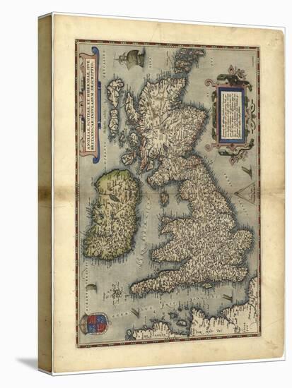16th Century Map of the British Isles-Library of Congress-Premier Image Canvas