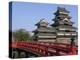 16th Century Matsumoto Castle, Mostly Original Construction and National Treasure of Japan, Nagano-null-Premier Image Canvas