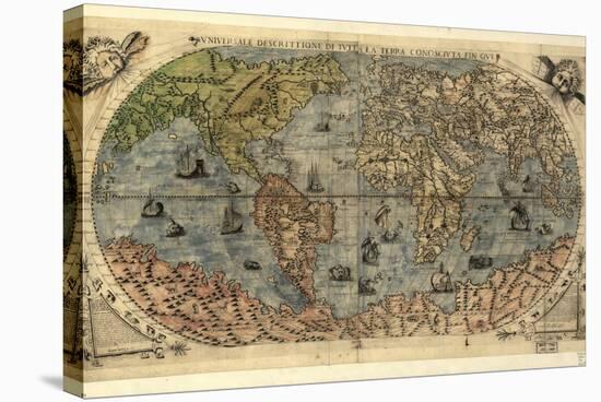 16th Century World Map-Library of Congress-Premier Image Canvas