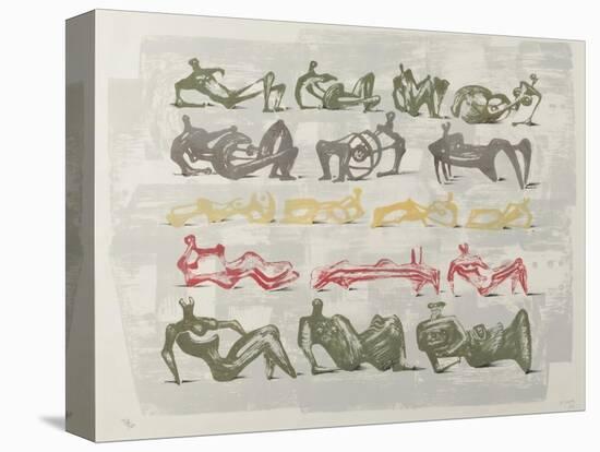 17 Reclining Figures, 1963-Henry Moore-Premier Image Canvas