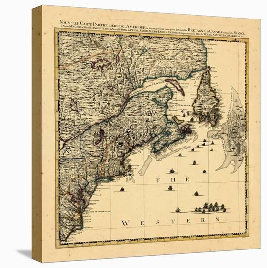 1741, Connecticut, Maine, Massachusetts, New Brunswick, Newfoundland and Labrador, Nova Scotia-null-Premier Image Canvas