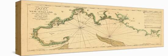 1763, New England Chart, Cape Cod to Casco Bay, Maine, Massachusetts, New Hampshire-null-Premier Image Canvas