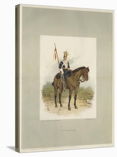 17th Lancers, a Trooper in Review Order-Charles Green-Premier Image Canvas