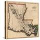 1814, Louisiana State Map, Louisiana, United States-null-Premier Image Canvas