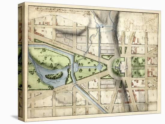 1815, Washington D.C. Vicinity of the Capitol, District of Columbia, United States-null-Premier Image Canvas