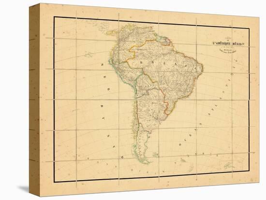 1831, South America-null-Premier Image Canvas