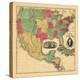 1852, Mexico, United States, Central America-null-Premier Image Canvas