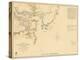 1854, Portsmouth - New Hampshire - Harbor Chart, New Hampshire, United States-null-Premier Image Canvas