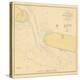 1857, Beaufort Harbor Chart North Carolina, North Carolina, United States-null-Premier Image Canvas