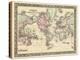 1864, World, World Map-null-Premier Image Canvas