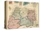 1865, Montgomery County Wall Map, Maryland, United States-null-Premier Image Canvas