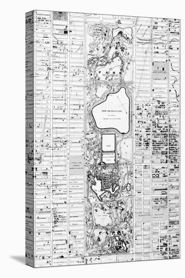 1867, New York City, Central Park Composite, New York, United States-null-Premier Image Canvas
