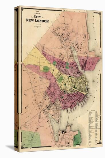 1868, New London City, Connecticut, United States-null-Premier Image Canvas
