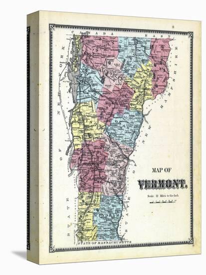 1869, Vermont Plan, Vermont, United States-null-Premier Image Canvas