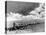 1870s-1880s Montage of Covered Wagons Crossing the American Plains-null-Premier Image Canvas