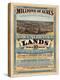 1872 Poster Advertising Land for Sale to Settlers during America's Westward Expansion-null-Premier Image Canvas