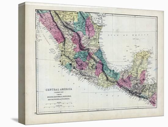 1873, Central America - Mexico, Guatemala, Honduras, San Salvador, Nicaragua-null-Premier Image Canvas