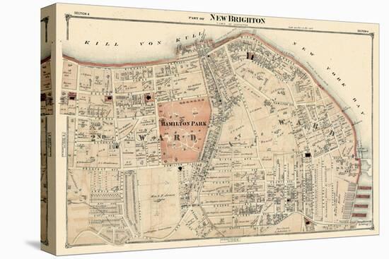 1874, New Brighton, New York, United States, Staten Island, Hamilton Park-null-Premier Image Canvas
