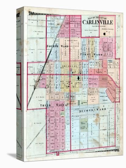1875, Carlinville City, Illinois, United States-null-Premier Image Canvas