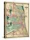 1875, Chicago City Map, Illinois, United States-null-Premier Image Canvas